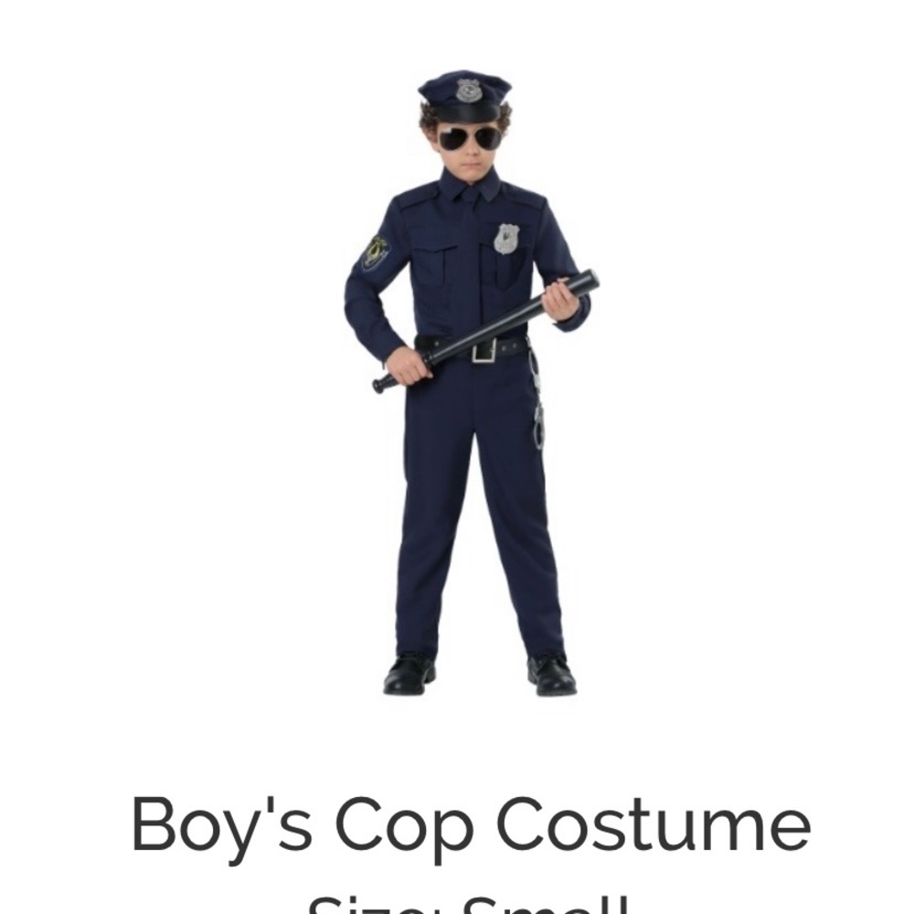 POLICE OFFICER COSTUME SMALL KID